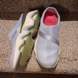 Sorrell Gray and Green Slip-On Sneakers